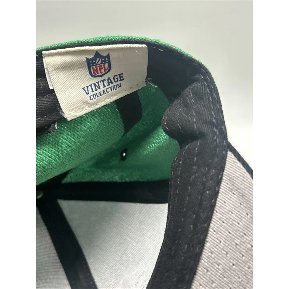 NFL New York Jets Mitchell & Ness Arch Logo Snapback Hat Cap Green Black